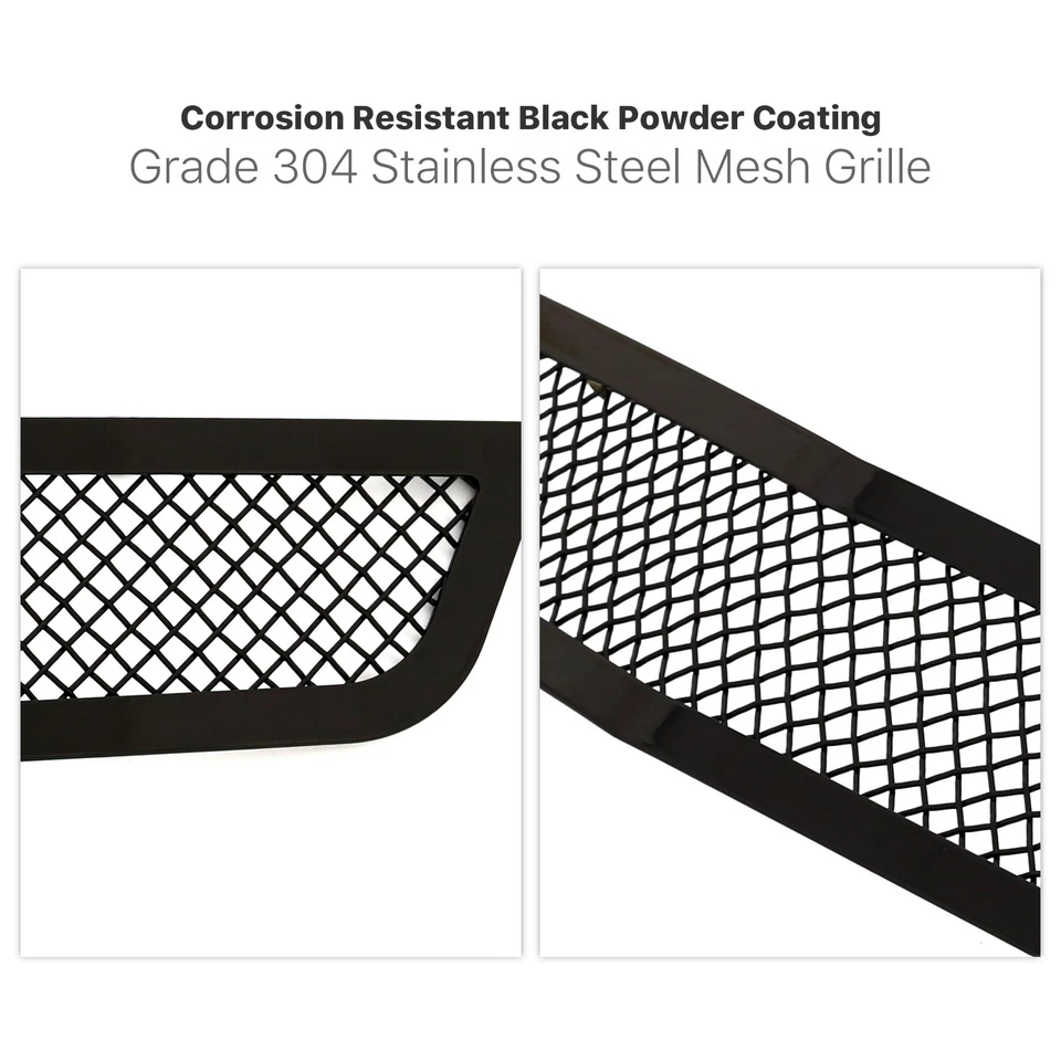 Подходит для Cadillac ATS 2013-2014 годов выпуска черная сетчатая решетка нижнего бампера из нержавеющей стали - Изображение 4 из 4