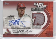 2021 Topps Major League Material Auto Red /25 Jack Flaherty #MLMA-JF Auto 4l8