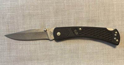 Buck 110 Slim Select Folding Hunter Slipjoint GFN 420HC Lockback Pocket Knife