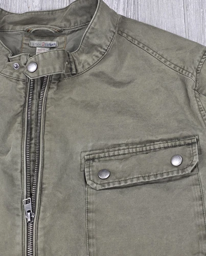 Carbon 2 Cobalt Mens XL Olive Green Canvas Cotton Field Jacket Military Utility image 6