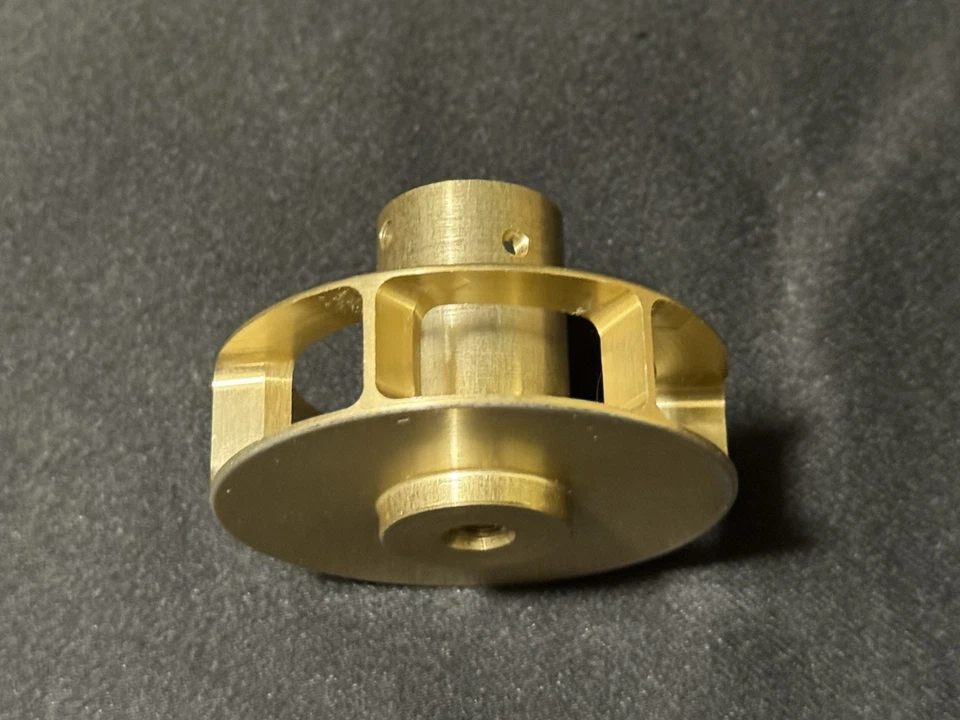 Vintage Kyosho Concept 30 ZEAL Metal Cooling Fan Gold Made in Japan - Image 3 of 4