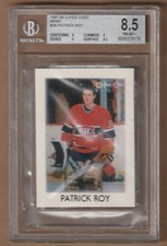 1987-88 O-Pee-Chee Minis PATRICK ROY Beckett 8.5
