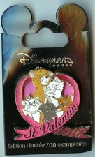 DLP DLRP Disney Paris Valentine's Day Aristocats Cats Duchess Marie LE 700 Pin
