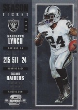 2017 Panini Contenders Optic #66 Marshawn Lynch - FB