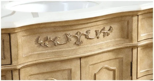 Elegant Lighting VF10160-VW Danville 60" - Light Antique Beige - Picture 5 of 12