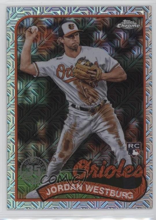 2024 Topps Series 1 1989 Topps Chrome Silver Pack Jordan Westburg #T89C-90 1q09