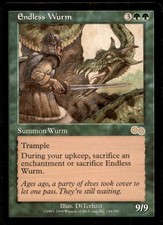 Endless Wurm LP Light Play Urza's Saga MTG [6247]