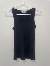 peter alexander Tank Sleeveless Top Double Layers For Chest Knit Top RP: $42
