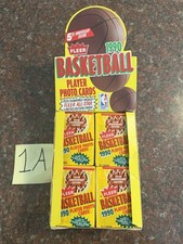 1990-91 Fleer Basketball 36 Unopened Wax Packs Full Box Jordan All-Star Cards 1A