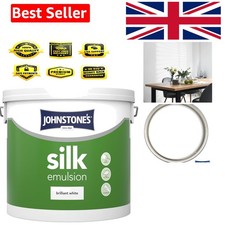 5L Brilliant White Silk Emulsion –  Interior Paint with Quick Dry Formula 3.40 per litre