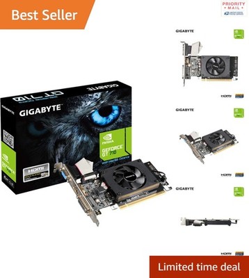 2GB Nvidia GT 710 Graphics Card - 4K Support, Low Profile Design for Desktops