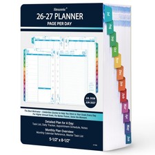 Planner Refills 2026-2027 - Planner 2026-2027, 5.5" x 8.4" Light Blue