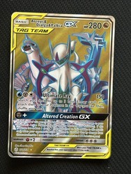 Arceus & Dialga & Palkia GX 220/236 Cosmic Eclipse Full Art Ultra Rare