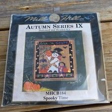 Vintage 2002 Mill Hill Autumn Series Buttoned Bead Kit SPOOKY TIME Halloween 