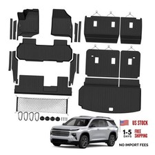 Chevy 58 Traverse/Acadia Floor Mats for 2024-2026  8 Seats  8 Seats