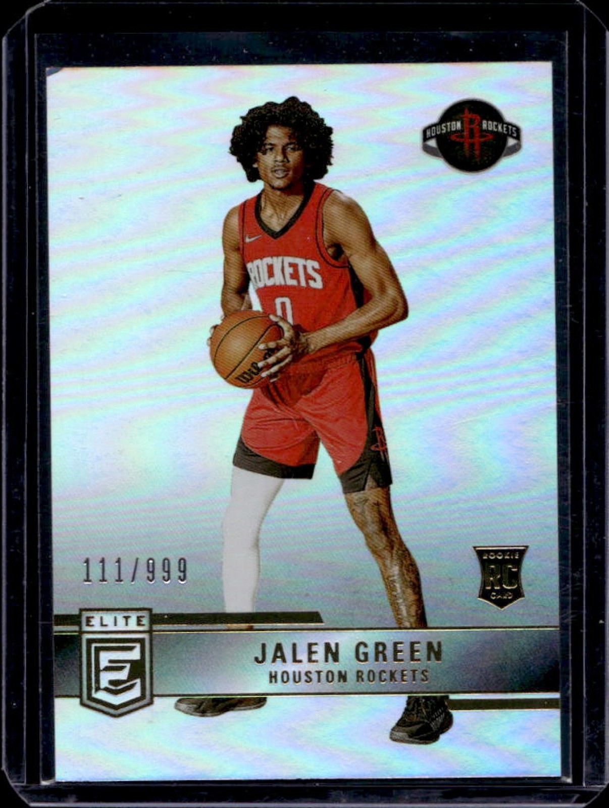 2021-22 Donruss Elite Jalen Green Rookie RC #111/999 Rockets