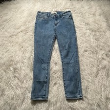 Abercrombie The Super Skinny Ankle Mid Rise Jeans