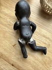 VINTAGE BLACK BISQUE DOLL SET OF TWO INC COAT  N HATS — photo 6