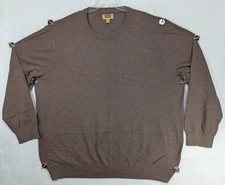 The Foundry Supply Co - Men's Sweatshirt - Brown Pullover Long Sleeve - Size 5XL