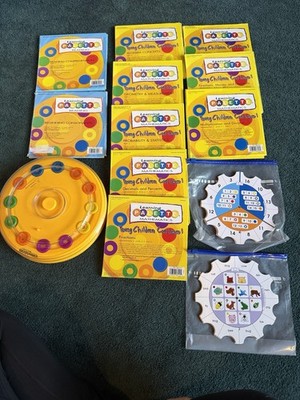 Learning Palette Math & Reading Lot 2 Bases 12 Card Sets 160  Cards Homeschool