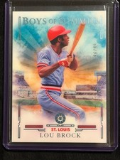 Lou Brock 2025 Boys of Summer Blue Parallel #56/99 - St. Louis Cardinals
