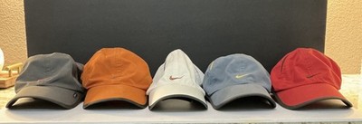 Nike Featherlight Running Caps Hat Lot of 5 Lightweight Dri-Fit