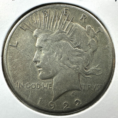 1922-S $1 Silver Peace Dollar (89504)