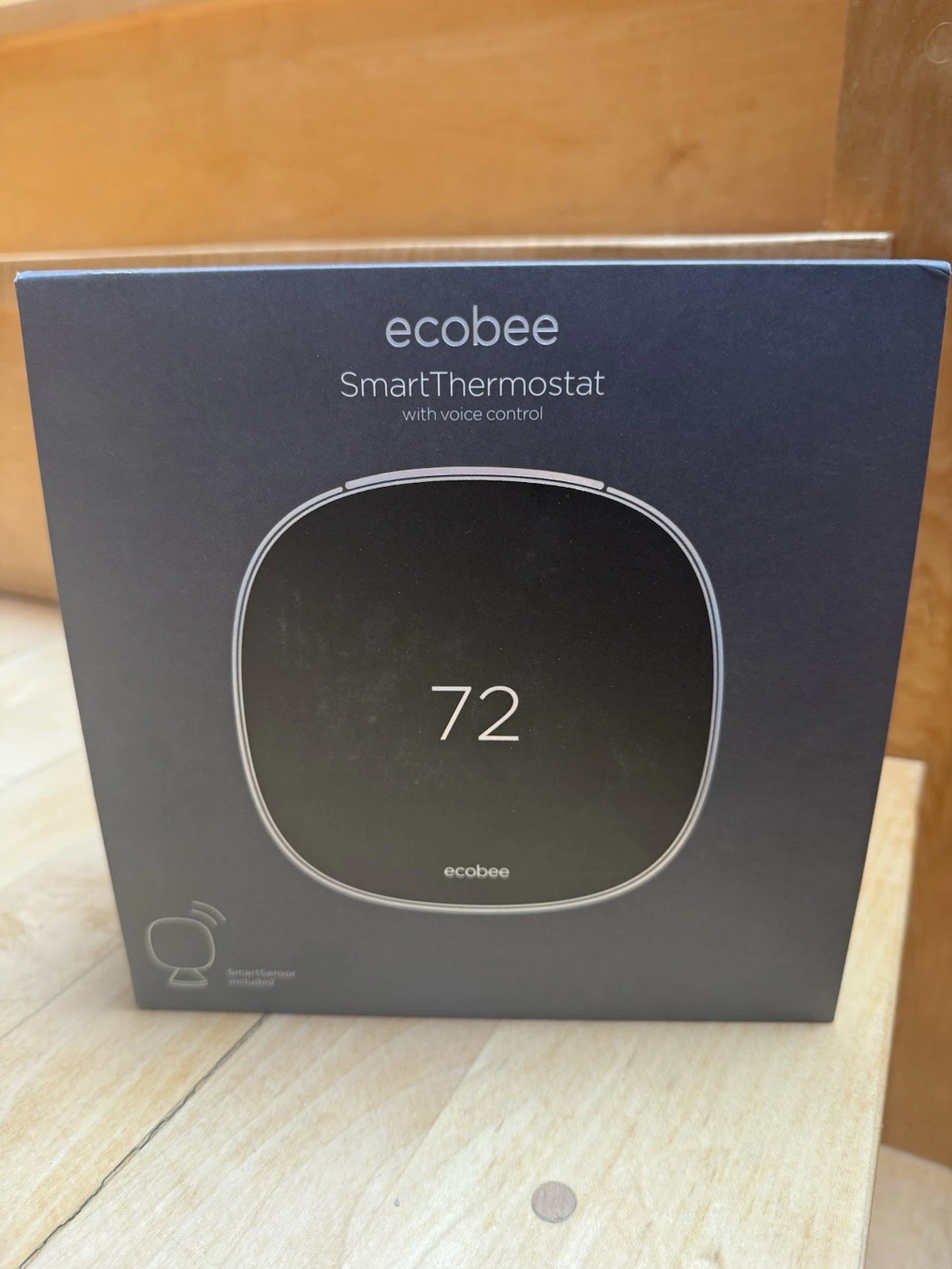 Ecobee SmartThermostat EB-STATE5-01 With Voice Control & Smart Sensor New