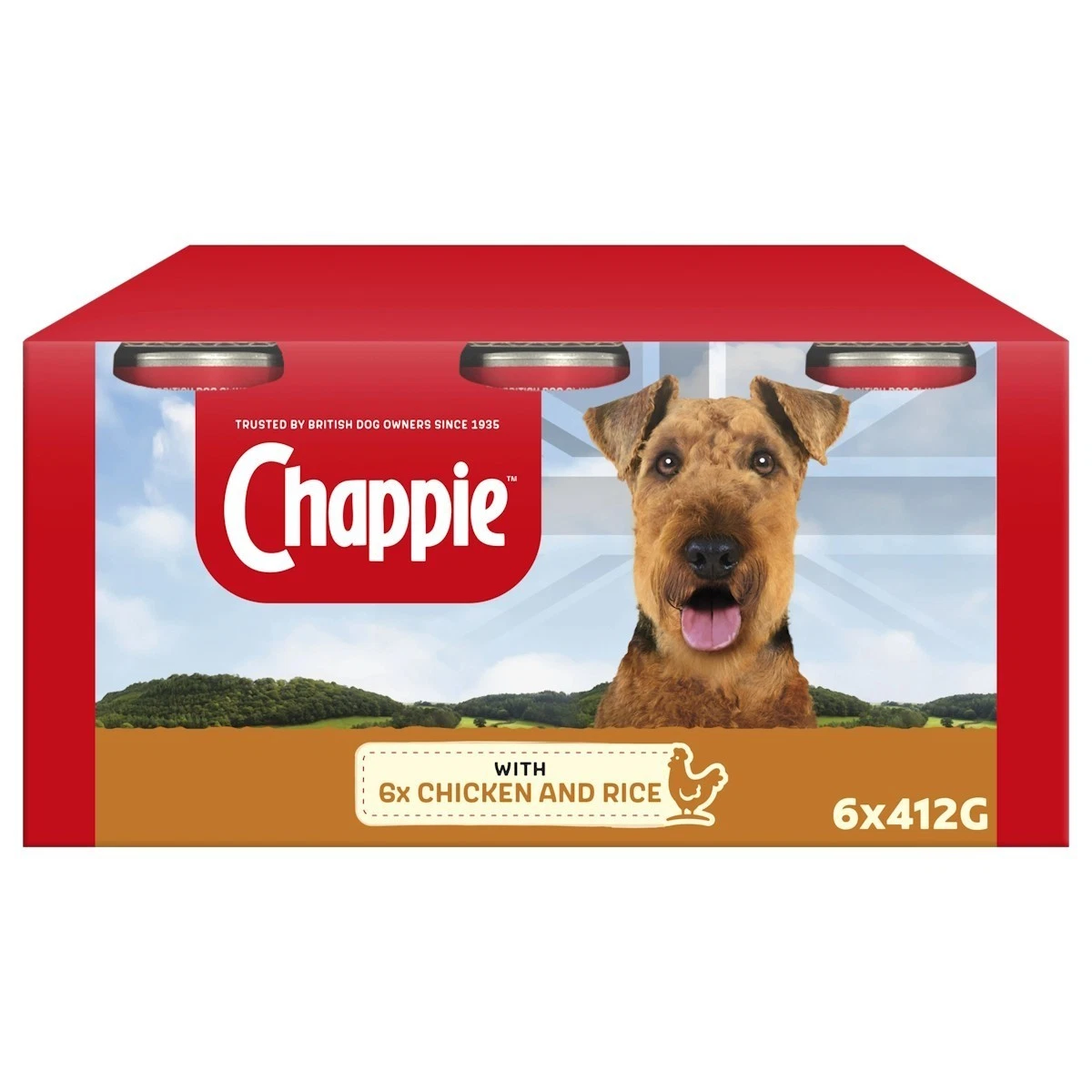 Chappie Complete Adult Wet Dog Food Tins (Chicken & Rice) 6, 12, 24 & 48 x 412g
Opens in a new windo