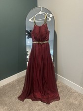 Long Bridesmaid Or Formal Dress For Women, Size 8, Cut Out Back