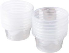 Food-Grade 1oz Gecko Feeding Food  Water Plastic Cups 100 cups 