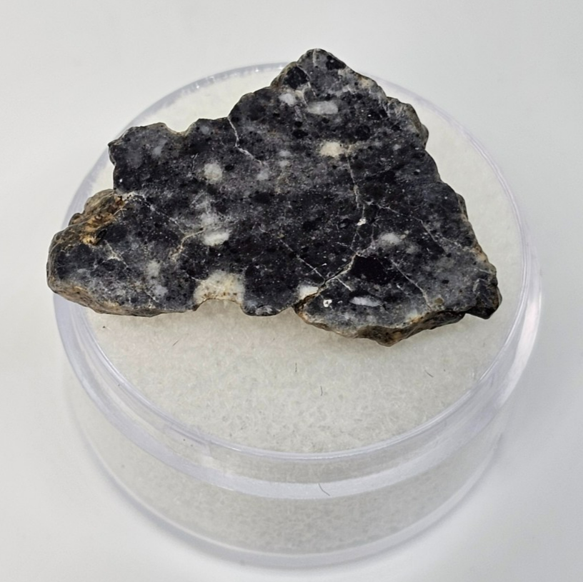 3.2 grams 25mm Bechar 003 Lunar Meteorite Moon Polished End Cut w