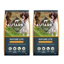 DRY DOG FOOD - Autarky Chicken Mature Lite Dog Food 2 x 12kg (24Kg) 3.06 per kilo