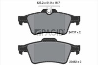 Bremsbelagsatz Scheibenbremse Pagid T1489N FüR Opel Vectra Z02 CC Caravan Signum