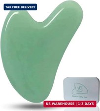 Gua Sha, Jade Stone Gua Sha Massage Tool, Guasha Tool for Face and Body Skin Mas