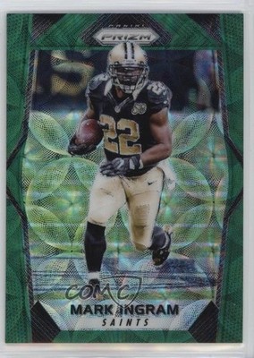 2017 Panini Prizm Green Scope Prizm 99/99 Mark Ingram #162 ni4