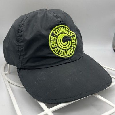 Vintage 80s Connelly Skis Nylon Snapback Adjustable Hat Neon Watersports Cap