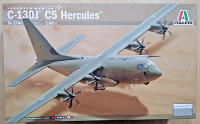 18-2746 ITALERI 1:48 Scale LOCKHEED MARTIN C-130J HERCULES Plastic Model Kit