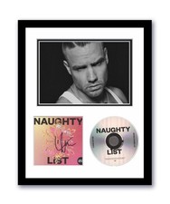 Liam Payne Autographed Signed 11x14 Custom Framed CD Photo Naughty List ACOA