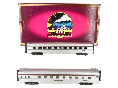 Juego de pasajeros/comedor aerodinámico MTH 20-66072 O Pennsylvania 70' (juego de 2) | Zustand: Used