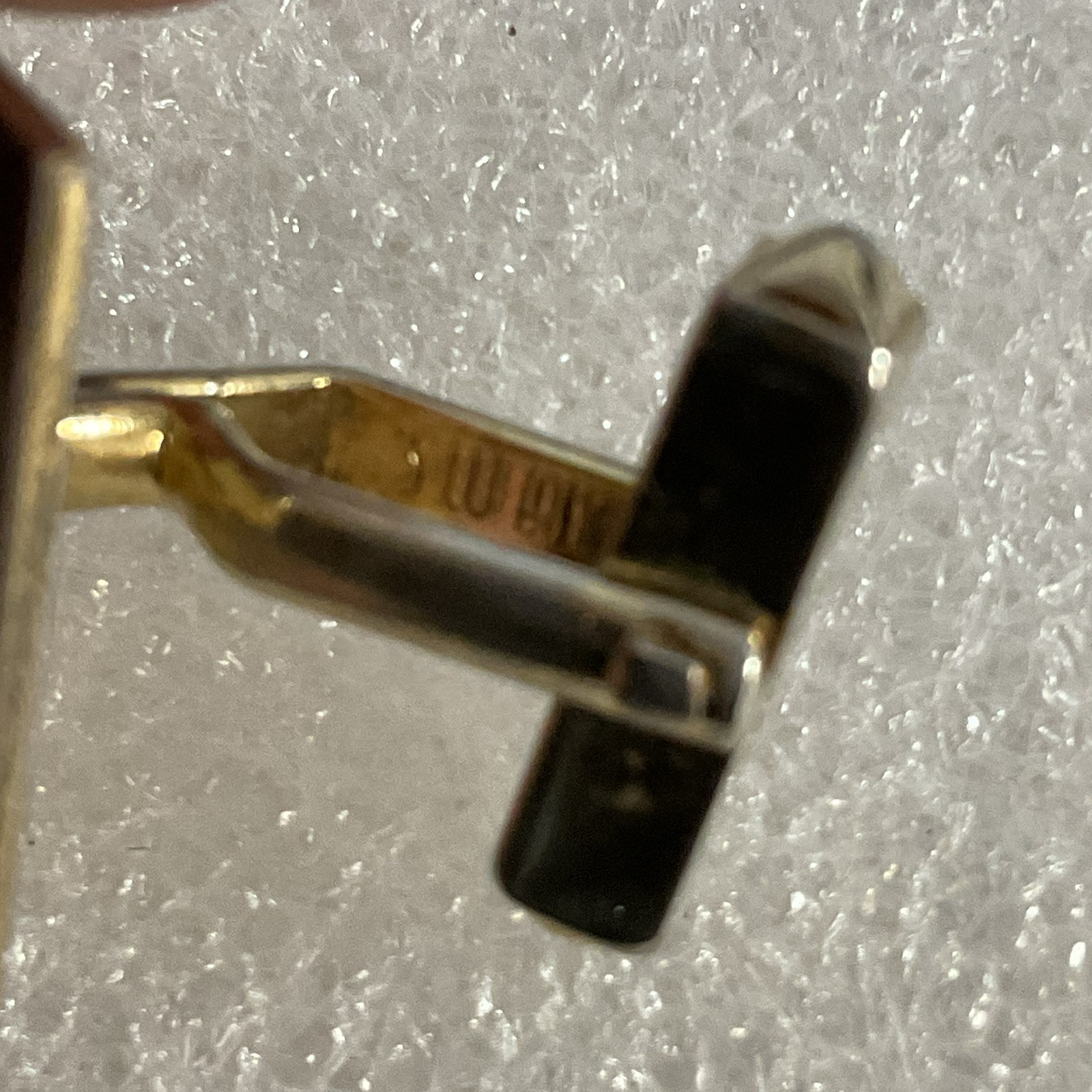 Swank Gold Tone Rectangular Bullet Back Cuff Link… - image 6