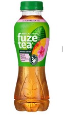 Fuze tea EISTEE Schwarzem Tee Pfirsich Hibuskus 0,4 L Flasche inkl. Pfand 0,25€