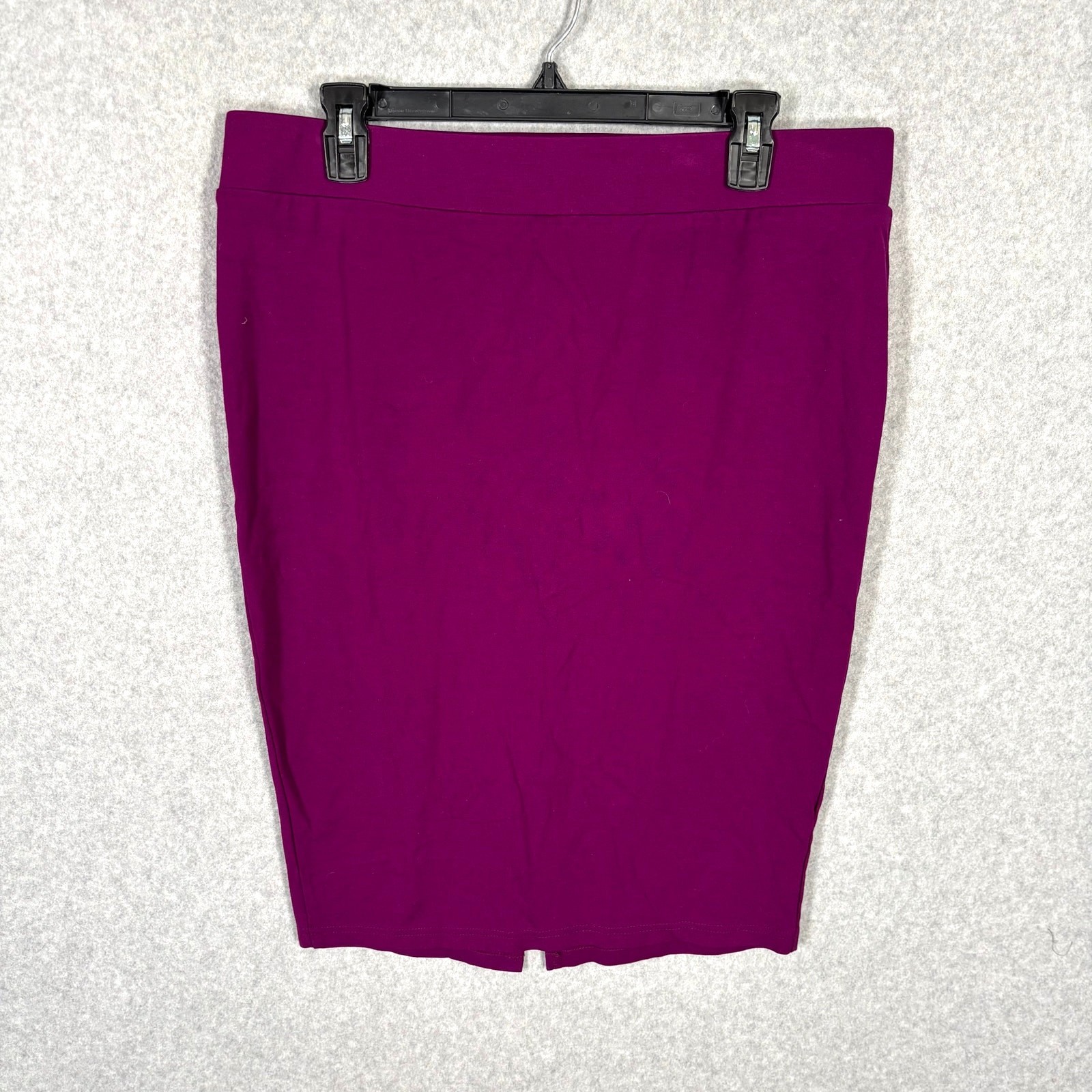 Torrid Skirt 1X Midi Studio Luxe Ponte Pencil Jersey Secretary Fuchsia Career