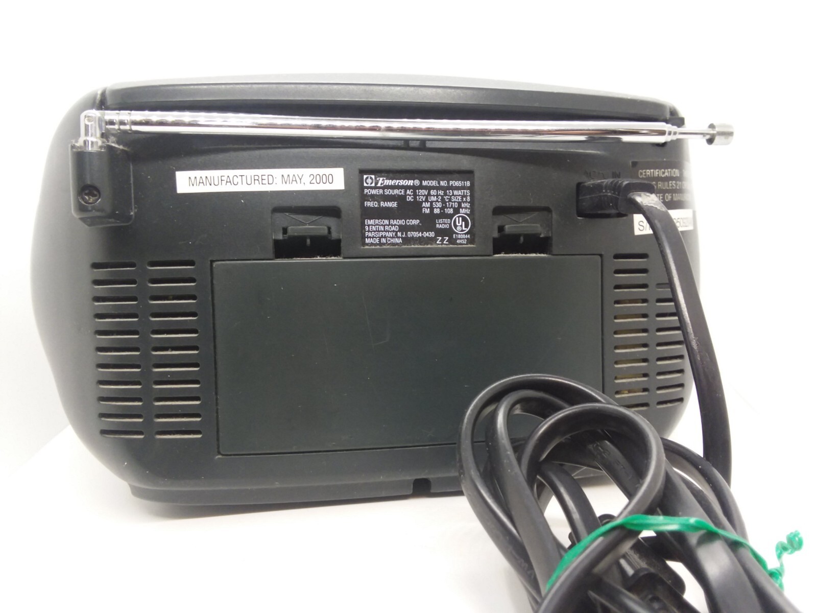 Emerson PD6511B Stereo Radio Cassette Recorder eBay