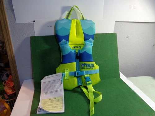 Hyperlite Toddler Life Vest Biolite Foam FluidFlex Pattern TrueFit4 Technology..