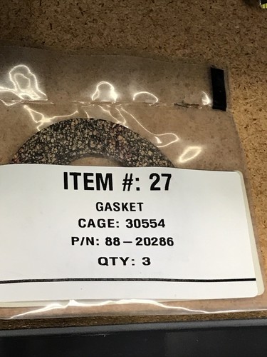 88-20286 Gasket 3pcs - Picture 1 of 2