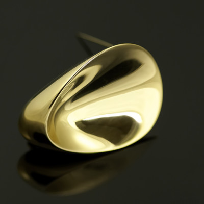 Georg Jensen Gold Brooch Nanna Ditzel