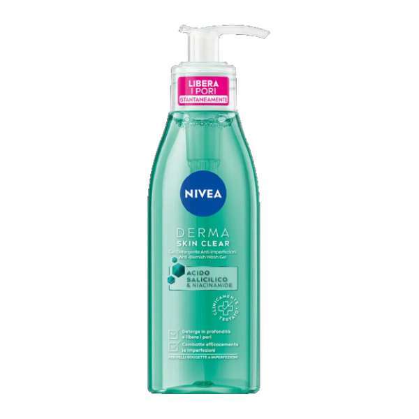 Nivea Derma Skin Clear Gel Detergente Con Acido Salicilico 150ml