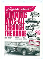 Advert -0134a - Motoring - MG - Autocar - Oct 1963