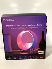 Dekala Arches Deluxe All-In-1 Smart Ambient Lamp, Alarm Clock, Bluetooth Speaker